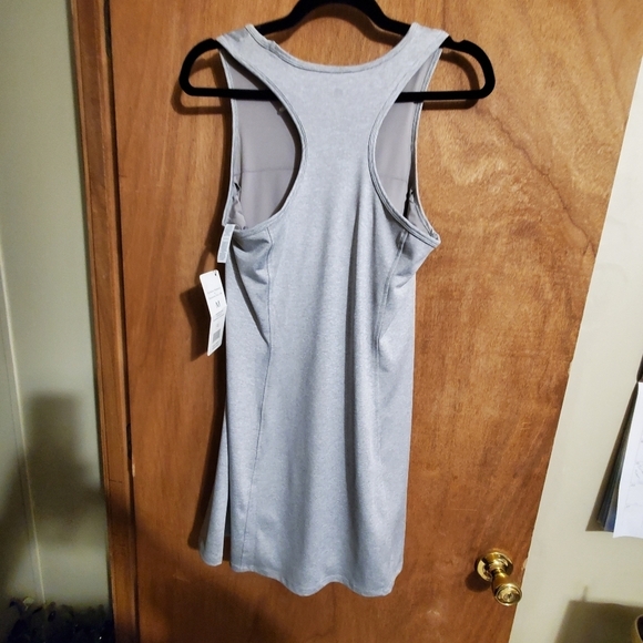 Harmony Balance Nwt. Sz Med. Yoga Gym Dress. Racerback Grey. - Picture 7 of 9